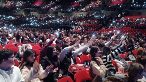 Tizenegyezer fiatal között ott voltak a szekszárdi diákok is (Fotó: FB)